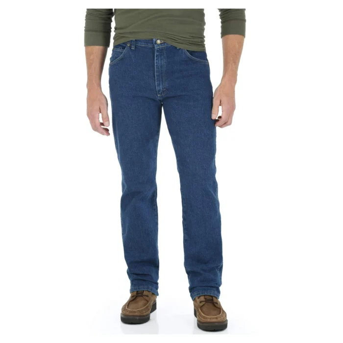 Mens Blue Jeans With Elastic Waist