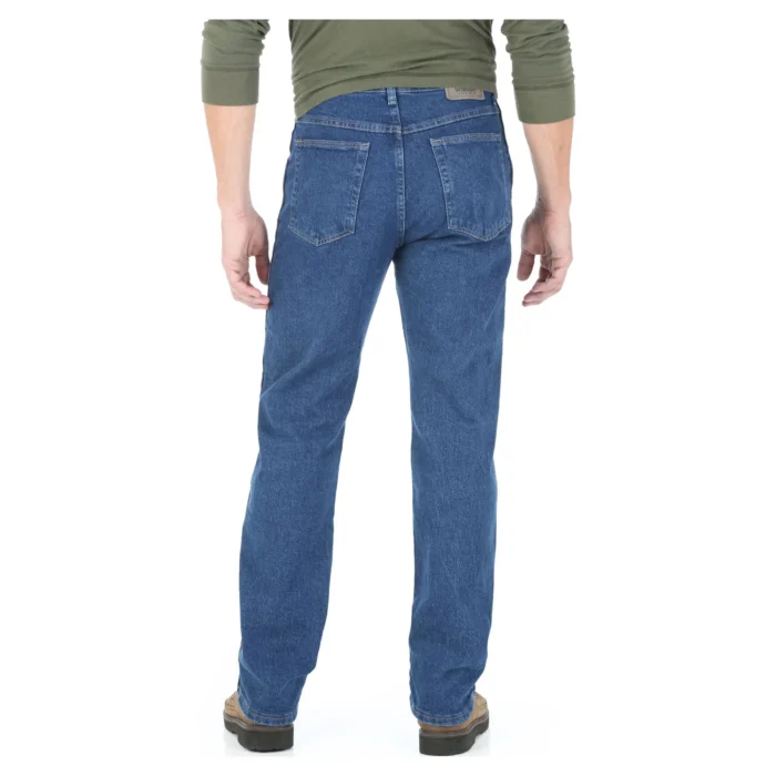 Mens Blue Jeans With Elastic Waist