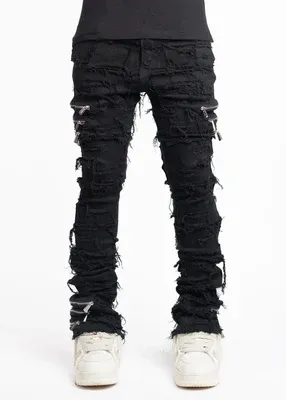 guapi stacked jeans