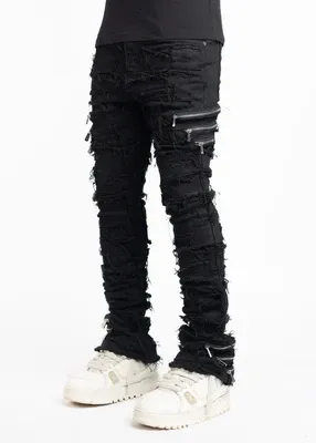 guapi stacked jeans